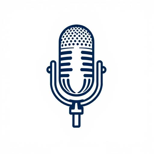 Logotipo da Voz Brasileira com microfone estilizado